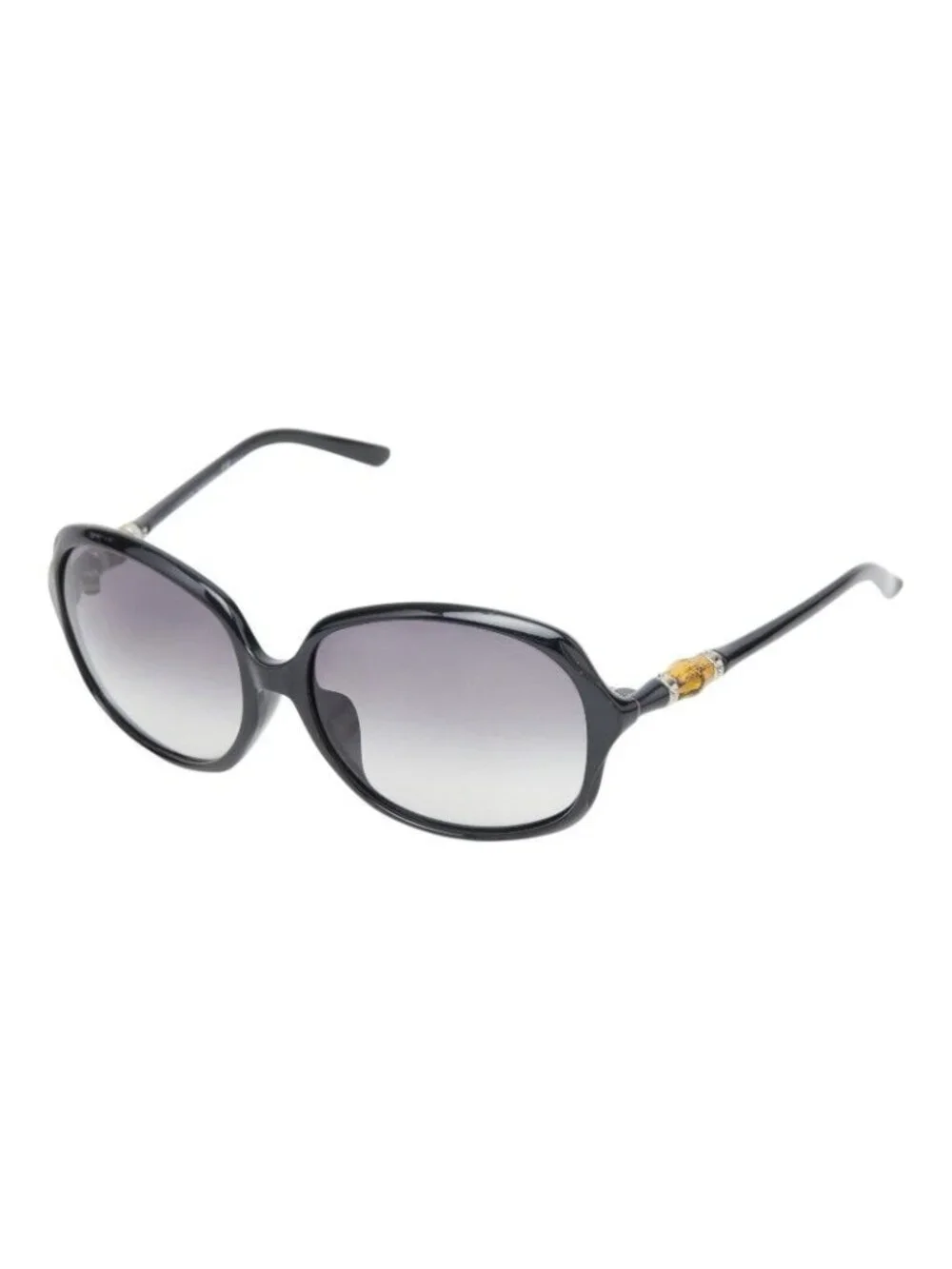 Gucci Bamboo Sunglasses S Black Acetate Eyewear